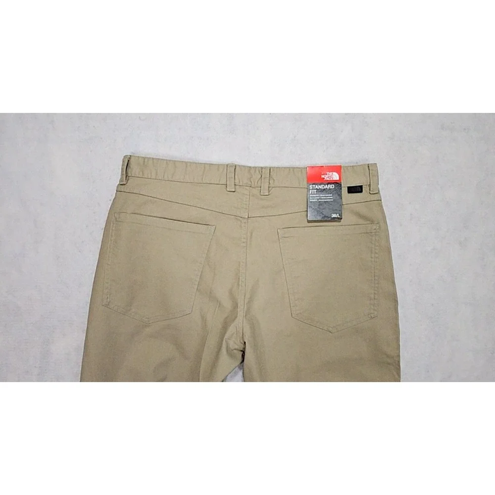The North Face Motion Pants Men 36 X 33 NEW Standard Fit Stretch Khaki Beige